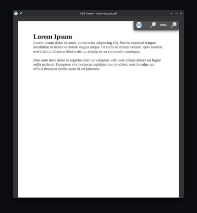 Integrated PDF Document Viewer